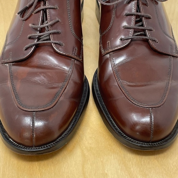 Cole Haan Mahogany Calhoun Split Toe Derby Shoe 9 - Picture 3 of 10